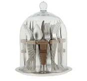 72 Piece Silverware Dome