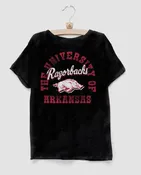 Black Razorbacks Draft Tee