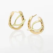 LIMITED EDITION 14k Kentucky Derby® Gold Wishing You Good Luck® Earrings
