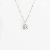 1/10 Ctw. Diamond Pendant In S
