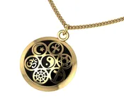 COP 1" 14ky Pendant (Chain Sold Separately) — Mark London Design