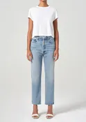 90s Pinch Waist Crop in Stage