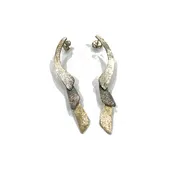Silver and Gold Amir Earring