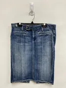 7/Mankind Size 27 Faded Blue Ladies Skirt