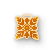 'ALANI QUILT WOOD BAG TAG