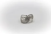 Tiered Twist Fashion Diamond Ring