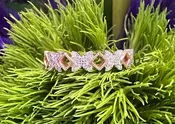 14K Two-Tone Rose & White Gold Diamond Wedding Band – 0.20 Total Carats