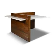 MIRA - Luxury Coffee Table – Handmade Solid Rosewood & Floating Marble Slab
