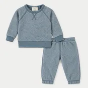 Brushed Fleece Boatneck Sweatshirt + Sweatpant Set