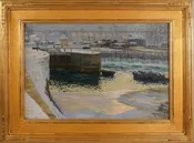 Parisian Locks in Winter by Gustaf Albert
