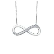 0.24 ct tw Infinity Necklace — Cronier's Fine Jewelry