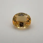 1.46ct Oval Natural Topaz (Colour Orange, Clarity Eye Clean, Cut Faceted)