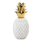 13 Gold-Topped Pineapple Jar