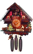 8-Day Chalet Wood Chopper Cuckoo Clock with Music