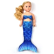 Arctic Blue Doll Tail Set - 18-Inch fits American Girl® (Doll not included)