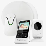 Babysense 7 & V24R Non-WiFi Baby Monitor Bundle with Breathing Motion Detection & Safety Alerts