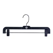 14" Skirt/Pants Clip Hangers (Black/ Clear)