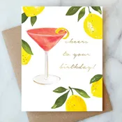 Abigail Jayne Design - Cosmopolitan Birthday Greeting Card | Birthday Card