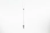 Lafonn Sterling Silver Arrow Dangle Necklace