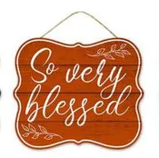 10.5"L X 9"H OUR HOME SIGNS - ORANGE - AP7225-O