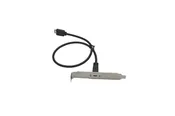 USB 3.2 Gen 2 USB-C F Front Panel Header Type-E A-Key Male PCI Bracket