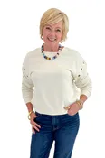 Axel Grommet Sweatshirt In Sandstone by Z Supply