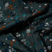 Baby Farrah Floral Slate Poplin