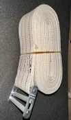 Piano Board Staps Movers straps old school 2" x 15' Cotton Webbing with a Slide Roller Buckle