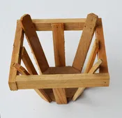 5" Tapered Teakwood Baskets: 10 pcs/unit. Unit Price: $46.40