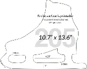 Ice Skate Shape