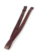 1791 Gunleather HUNT Simple Strap Rifle Sling Oiled Brown Leather 36"-44" OAL - Ambidextrous