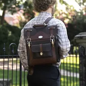 Buffalo Leather Laptop Backpack No. 9 Rover | Colonel Littleton