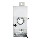 200W Low Voltage Transformer Stainless Steel, Multi-Tap With Timer & Photocell Build-In