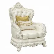 Acme Furniture - Adara Chair W/2 Pillows in Pearl White - LV01226
