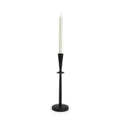 15" Black Metal Abstract Tabletop Candle Holder