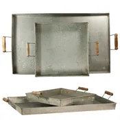 15″x27″ Galvanized Tray
