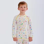 Eczema Pajamas Kids Shirt for Wet Wrap Therapy With No-Scratch Mitts | Soothems Itch Relief Clothing