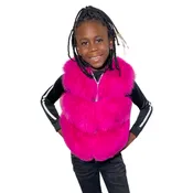 Kids Fox Vest- Pink