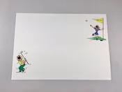 "Betty's Screamers" Collection: Golf Couple Invitation