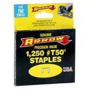 AFT50-1/2 Arrow T50 1/2" Staples 1250/Pk.