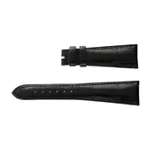 100% Authentic Patek Philippe Genuine Flat Shiny Alligator Black 21/14mm Strap