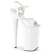 10" Heel, 6 1/4" PF Ankle Strap Sandal (Pleaser BEY009/B/M)