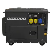 DG5000 Heavy duty Diesel Generator 4-Stroke Engine 110/230V, 5000W - 4.6kW/3000rpm