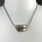 Trapezoidal Vintage Chandelier Crystal Necklace — Ladysmith Jewelry