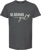 Alabama girl graphic tee | state pride t shirt | 6 colors