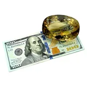 1058.5 Carat Oval Faceted Smoky Quartz Collector Gemstone Display Piece