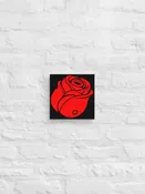 Rose Wall Accent Mini Canvas