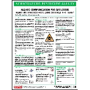 Agriculture Pesticide Safety Poster