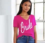 Queen Apparel- Bride shirt v-neck