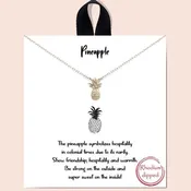 077042, DAINTY PINEAPPLE NECKLACE